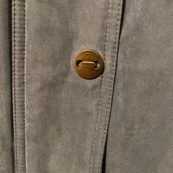 Mackintosh blue coat with removable hood. Size large. - Picture 4 of 13